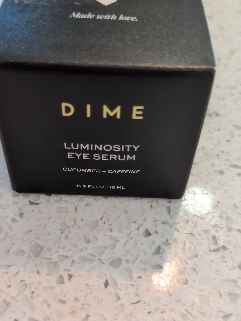 Dime Luminosity Eye Serum - Black & Gold Packaging